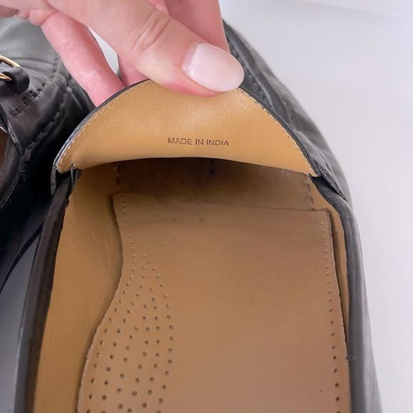 Authentic Cole Haan Black Patent Leather Horsebit Loafers - Picture 6 of 9